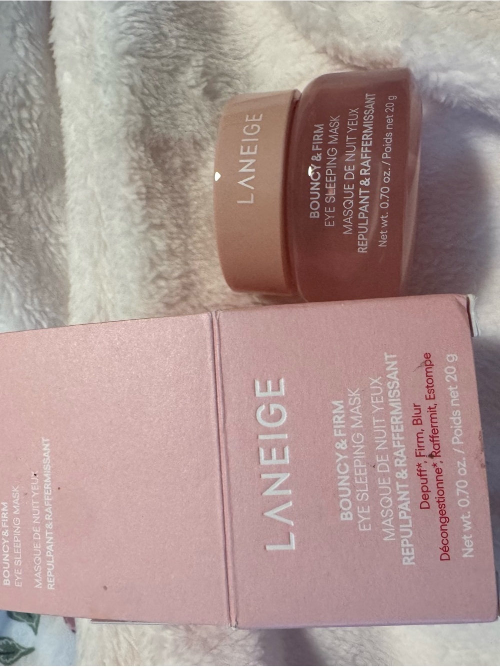 Laneige Bouncy & Firm Eye Sleeping Mask - New in box
